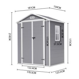 Plastic Outdoor Garden Storage Shed