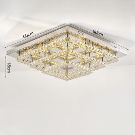 60cm Wide LED Crystal Ceiling Lights  Chandelier Lamp