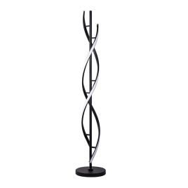 42W Modern LED Floor Lamp for Living Room, Black