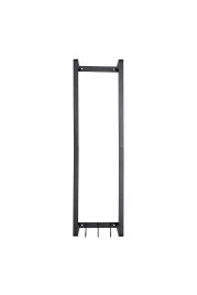 Modern Carbon Steel Wall Towel Rack With Hooks