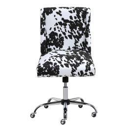 Milk Cow Print Swivel Office Chair