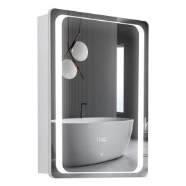 27x20inch LED Illuminated Mirror Cabinet With Sensor Switch