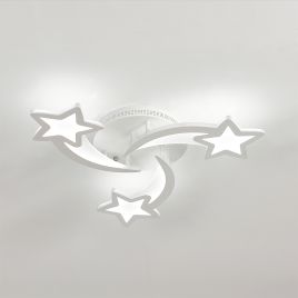 LED Ceiling Light Fixture With Star Lampshades