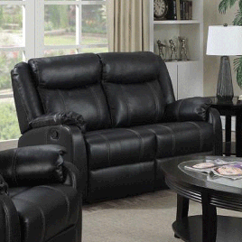 Hirwaun Luxurious Recliner 2-Seater Leatherlux and PU Collection in Gun Metal