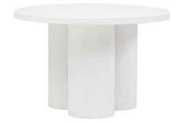 PENWYTHA Wooden Round Coffee Table - White
