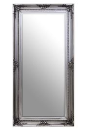 DALMERYTH Wooden Frame Wall Mirror - Silver