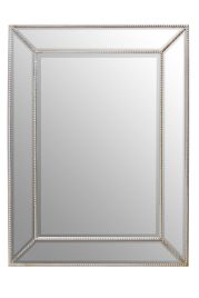 CENDROSSA Rectangular Wall Mirror -Silver
