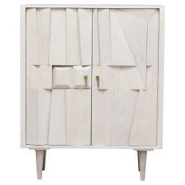 PERVALE 2 Door Small Sideboard - White