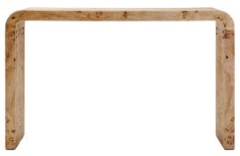 CARDENNE Curved Console Table - Light Oak