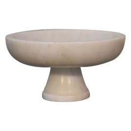 Classy Design White Marble Fruit Bowl