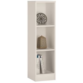 4 You Medium Narrow Bookcase - Pearl White 