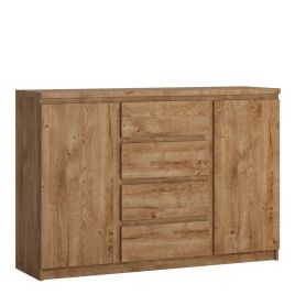 Fribo Oak Fribo 2 door 4 drawer  sideboard in Oak - Golden Ribbeck Oak