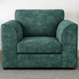 LORVANI Fabric Armchair - Teal