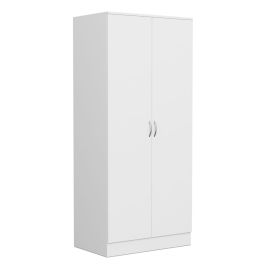 ARVELLO 2 Door Wardrobe White - 75.4cm