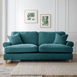 3 Seater Sofa - RAYONG Fabric - Emerald