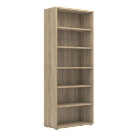 Prima Bookcase 5 Shelves in Oak - Oak