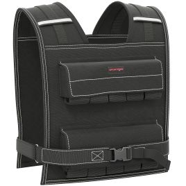 SPORTEDGE Adjustable Weighted Vest with 30 Metal Weights