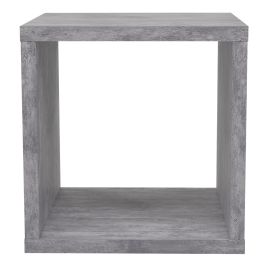 Phillips Square Shape Singular Storage Unit - Concrete Grey
