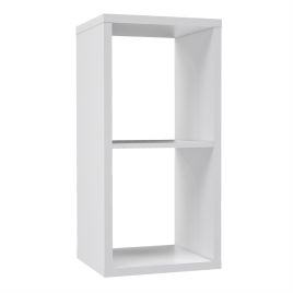 Phillips Single Shelf Cube Storage Unit - Matt White