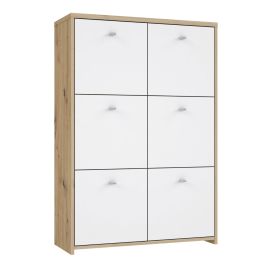 BEACON Oak Finish Chest of Drawers - Medium-sized, 6 Drawers