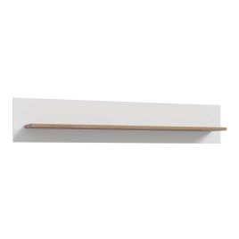 WOFUS Wall Shelf in Light Grey and Oak