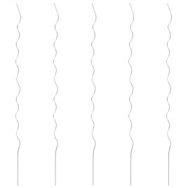 5 pcs Spiral Plant Supports 170 cm Galvanised Steel