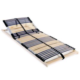 Slatted Bed Base with 42 Slats 7 Zones 80x200 cm