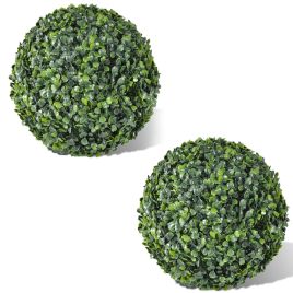 Artificial Boxwood Balls 2 pcs 35 cm