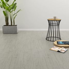 Self-adhesive Flooring Planks 4.46 sqm 3mm PVC Oak Washed