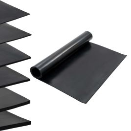 Floor Mat Anti-Slip Rubber 1.2x2 m 8mm Smooth