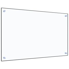 Kitchen Backsplash Transparent 80x50 cm Tempered Glass