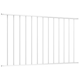 Fence Panel Powder-coated Steel 1.7x1 m White