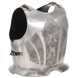 Morli Medieval Knight Body Armour Cuirass Replica LARP Silver Steel