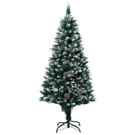 Liro Artificial Christmas Tree with Pine Cones and White Snow 180cm