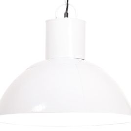 Hanging Lamp 25 W White Round 48 cm E27