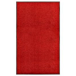 Doormat Washable Red 90x150 cm