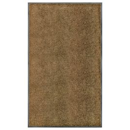 Doormat Washable Brown 90x150 cm
