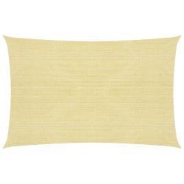 Sunshade Sail 160 g/m2 Beige 2.5x4 m HDPE