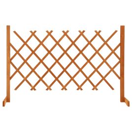 Garden Trellis Fence Orange 120x90 cm Solid Firwood