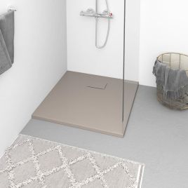 Shower Base Tray SMC Brown 80x80cm