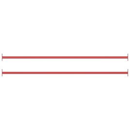 Turning Bars 2 Pcs 125cm Steel Red