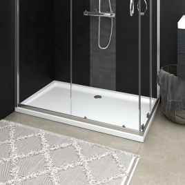 White Rectangular ABS Shower Tray