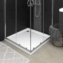Square ABS Shower Base Tray White 80x80cm