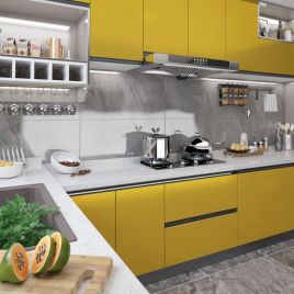 Self-adhesive Furniture Film High Gloss Gold 500x90cm