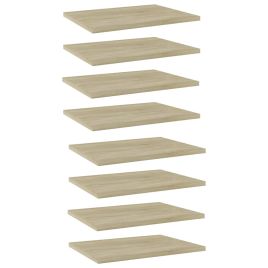 Bookshelf Boards 8 pcs Sonoma Oak 40x30x1.5 cm Engineered Wood