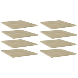 Bookshelf Boards 8 pcs Sonoma Oak 40x50x1.5 cm Engineered Wood