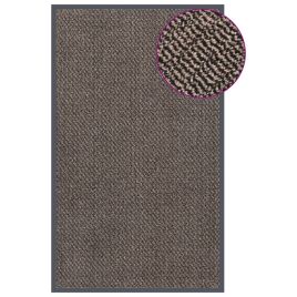 Doormat Tufted 90x150 cm Dark Brown