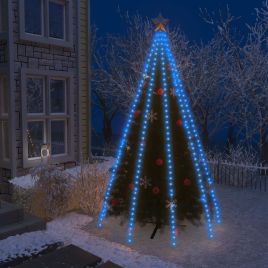 Faune Christmas Tree Net Lights with 400 LEDs Blue 400cm