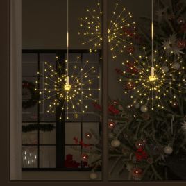 Roche Outdoor Christmas Firecrack Light Warm White 20cm 140 LEDs