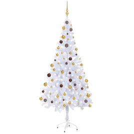 Artificial Pre-lit Christmas Tree with Ball Set 180cm 620 Branches